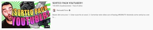 crear sorteo en youtube