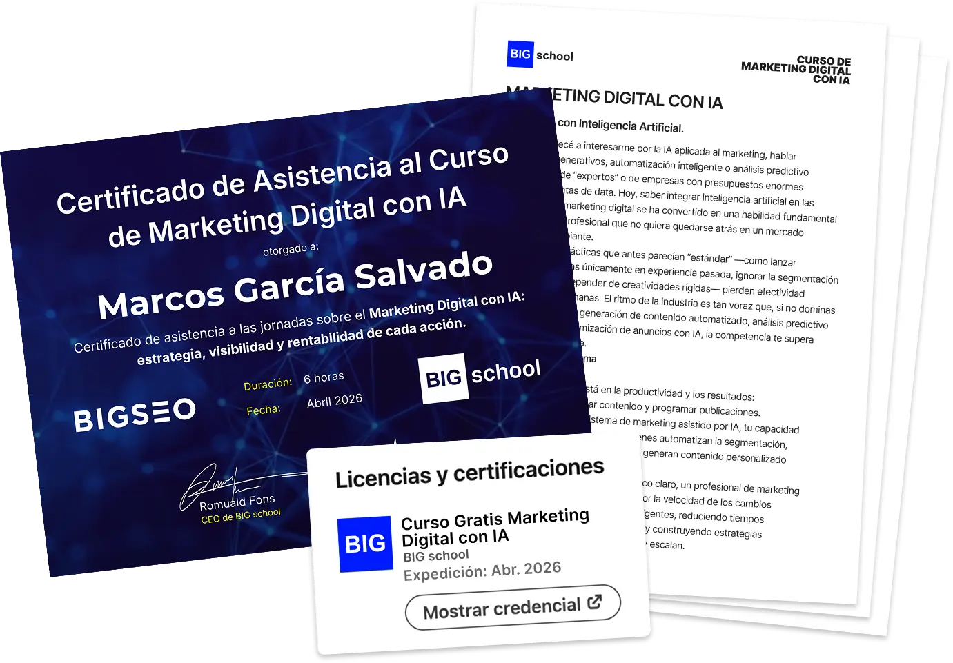 CERTIFICADO MATERIAL