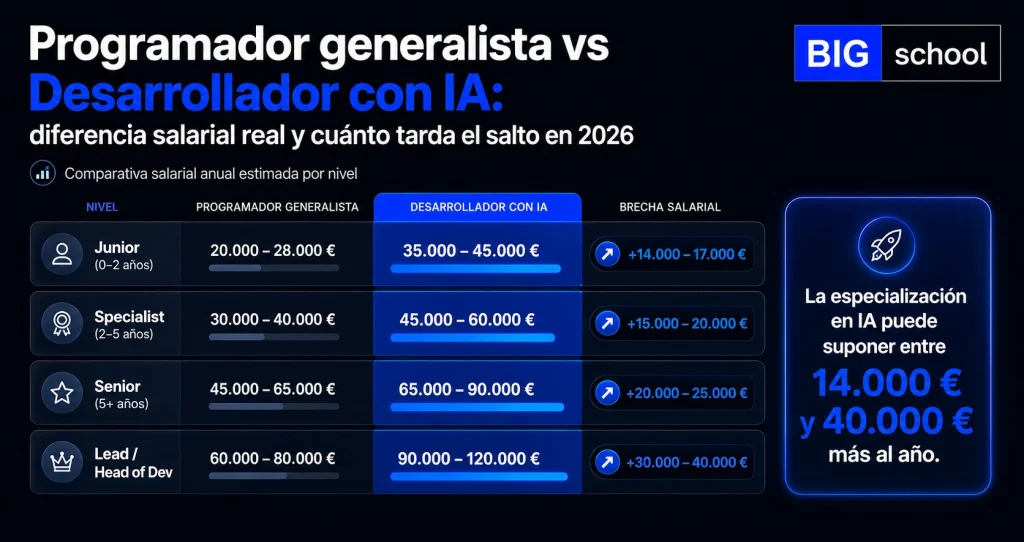salario desarrollador con ia