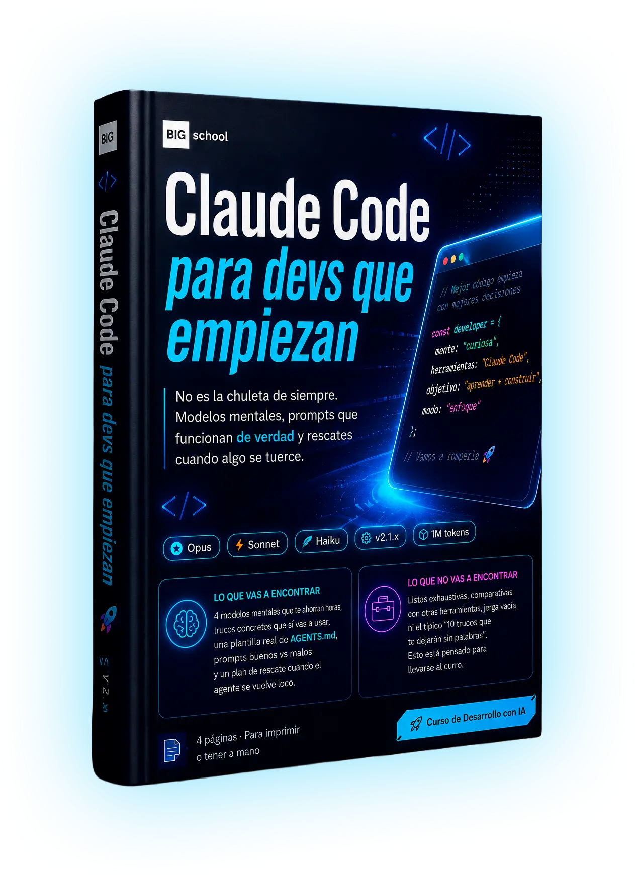 Curso de Desarrollo con IA con Agentes eg 20 Mockup DEV 1